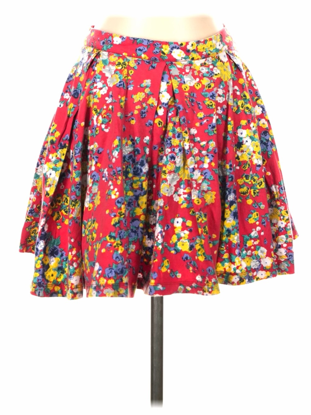 Motel Rocks The Anna Red Floral Skirt